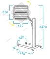 Сушка инфракрасная коротковолновая 2 элемента NORDBERG IF12