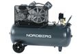 Компрессор поршневой с ременной передачей NORDBERG NCP100/360A (380В, ресив. 100л, 420л/мин)