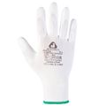 Перчатки нейлоновые JETA SAFETY JP011 с полиуретановым покрытием черные 12 пар