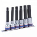 Набор торцевых насадок 1/2" RIBE, М9-М16, L = 100 мм, 6 предметов KING TONY 4116PR