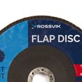 Круг шлифовальный лепестковый ROSSVIK 29_180х22_40 (180x22 мм, 40 Grit., тип 29, Zr, 80 м/с, 8500 об/мин)