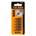 Набор вставок (бит) торцевых 1/4" Torx T20 25 мм 5 предметов TOLSEN TT20276
