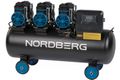 Компрессор безмасляный 380В ресивер 100 л 750 л/мин NORDBERG NCEO100/750