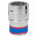 Головка торцевая стандартная двенадцатигранная 1/2", 18 мм KING TONY 433018M