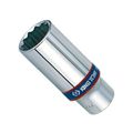 Головка торцевая глубокая двенадцатигранная 3/8", 10 мм KING TONY 323010M