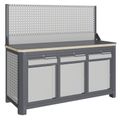 Верстак трехтумбовый Верстакофф MCN 1552.S888