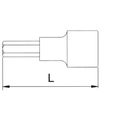 Licota H4H120 Головка торцевая с шестигранной вставкой 1/2" 5/8" L=55 мм