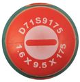 Отвертка стержневая шлицевая D71S9175, ANTI-SLIP GRIP, SL9.5х175
