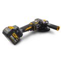 Шлифмашина угловая аккумуляторная RUNTEC PRO RT-AG1600, 125 мм, 20В, 2*6Ач, 1600Вт