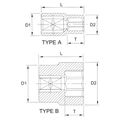 Licota F4009 Головка торцевая 12гр. 1/2" 9 мм
