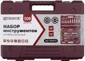 TS108/12 Набор инструмента универсальный 1/4", 1/2"DR с головками торцевыми 12-гранными, 108 предметов