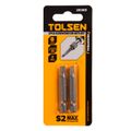 Набор вставок (бит) торцевых 1/4" Slotted 5,5х0,8 мм 50 мм 2 предмета TOLSEN TT20305