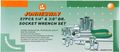 Набор головок торцевых стандартных и глубоких S04H3157S, 1/4" и 3/8"DR, 4-24 мм, 57 предметов