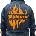 Комплект куртка+брюки многораз. из ткани WALCOM JPC-186-BL (99% полиэфир, 1% карбон), черный
