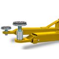 Автоподъемник двухстоечный ROSSVIK T4Е (4т, 220В/380В, синий/чёрный)