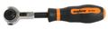 Рукоятка трещоточная Ombra 281404 (1/4"DR, с шарнирной головкой, 100 зубцов, 180 мм)
