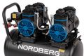 Компрессор безмасляный 220В ресивер 50 л 500 л/мин NORDBERG NCEO50/500