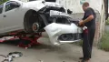 Ножничный подкатной пневматический подъемник ASTRA MINILIFT AE100.1