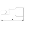 Licota H2SL055 Головка торцевая 1/4" с вставкой SL5,5