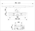 Гидравлическая траверса для легковых и грузовых автомобилей SD32PHL