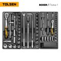 Набор инструментов "BOXER" для тележки TOLSEN TT85415-157 (12 ложементов, 157 предметов)