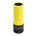 Набор головок ударных глубоких тонкостенных ROSSVIK ST134 (1/2", 17, 19, 21 мм, с цветной пластиковой втулкой)