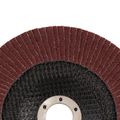 Круг шлифовальный лепестковый ROSSVIK 29_150х22_80 (150x22 мм, 80 Grit., тип 29, Zr, 80 м/с, 10200 об/мин)