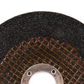 Круг шлифовальный по металлу ROSSVIK 42_125х6,0х22 (125x6,0x22 мм, тип 27, 80 м/с, 12500 об/мин)