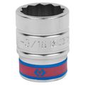 Головка торцевая стандартная двенадцатигранная 3/4", 1&3/16", дюймовая KING TONY 633038S