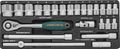 Набор головок торцевых S04H4724S, 1/2"DR, 8-34 мм, 24 предмета