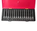 Набор головок и бит-головок JTC-K4152 (1/2", TORX, HEX, SPLINE, 15 предметов в кейсе)