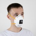 Полумаска Mircon JETA PRO JM-8632 противоаэрозольная с клапаном, с угольным слоем, класс защиты FFP3 /10шт/