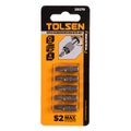 Набор вставок (бит) торцевых 1/4" Torx T30 25 мм 5 предметов TOLSEN TT20279