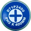 D71P2400 Отвертка стержневая крестовая ANTI-SLIP GRIP, PH2x400 мм