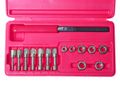 Набор инструментов для восстановления резьбы JTC-3916 (М6х1,0-М12х1,75 мм, 15 предметов в кейсе)