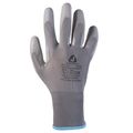 Перчатки нейлоновые JETA SAFETY JP011 с полиуретановым покрытием черные 12 пар