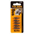 Набор вставок (бит) торцевых 1/4" Phillips PH0-3 25 мм 5 предметов TOLSEN TT20286