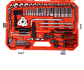 Набор инструментов 1/4" & 3/8 & 1/2" 6-гранный (в кейсе) 166 предметов JTC-H166C
