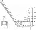 Домкрат подкатной пневмогидравлический Nordberg N301