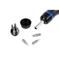 Licota ARD-12K04 Отвертка трещоточная с поворотной ручкой и сменными вставками 1/4", 9 пр.