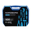 Набор инструментов NORDBERG 2496100C, 100 предметов