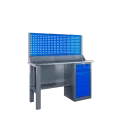 Стол-верстак слесарный однотумбовый, ВхШхГ 1473x1400x500, SLF 141.14.2-1R