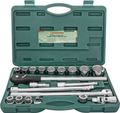 Набор головок торцевых S04H6321S (S04H6121S), 3/4"DR, 19-50 мм, 21 предмет