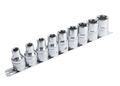Набор головок торцевых JTC-H409E (1/2", TORX, Е10-Е24, 9 предметов)