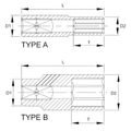 Головка торцевая глубокая Licota N4030L (6 гр., 1/2", 30 мм)