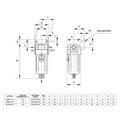 Фильтр для воздуха GARWIN PRO 807640-40-12 (1/2")