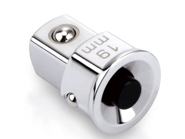 Переходник квадрат-шестигранник 1/2"-19мм TOPTUL