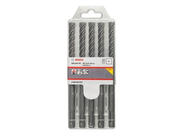 Набор сверл SDS+ BOSCH 5X 5 шт. 6-10 мм