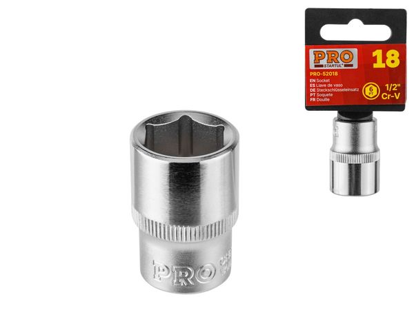 Головка 1/2" 18мм 6гр. PRO STARTUL (PRO-52018)