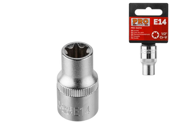 Головка "звездочка" 1/2" Е14 PRO STARTUL (PRO-52214)